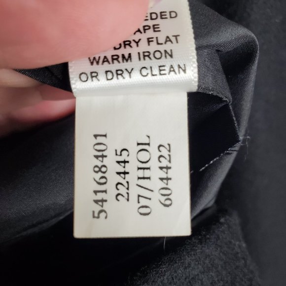 Banana Republic Black Wool Sheath Mini Dress Size 4 - Picture 10 of 10